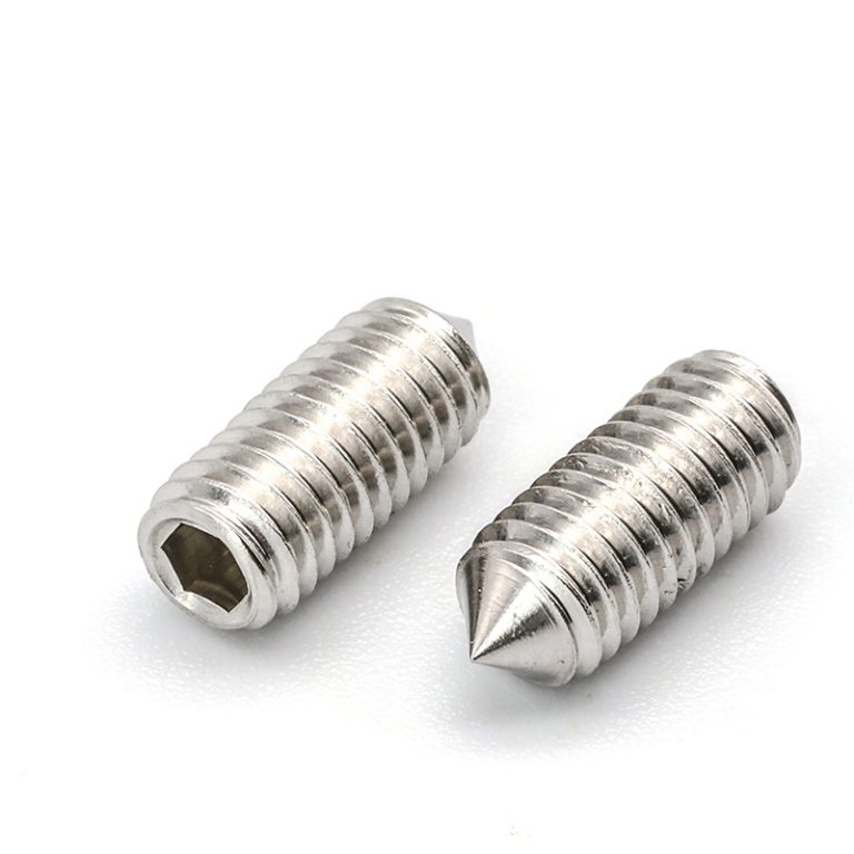 stainless steel Cone point set screws