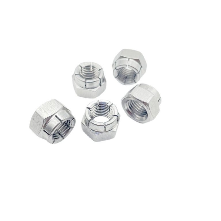 stainless steel hex castel nuts