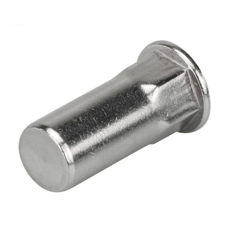 Flat head inner hex body rivet nut Closed end