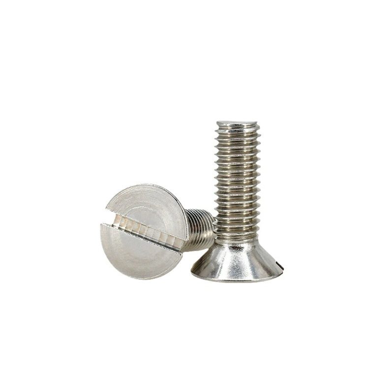 Slotted countersunk head screw