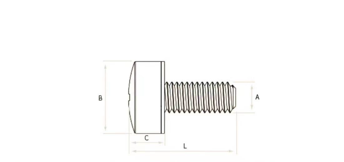 crown screws drawing