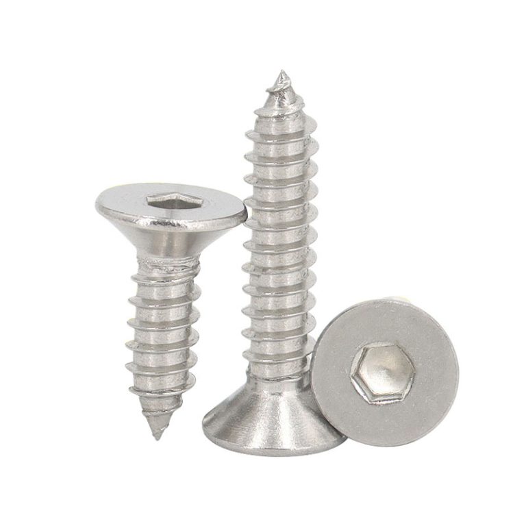 Countersunk head hexagon self-tapping screw