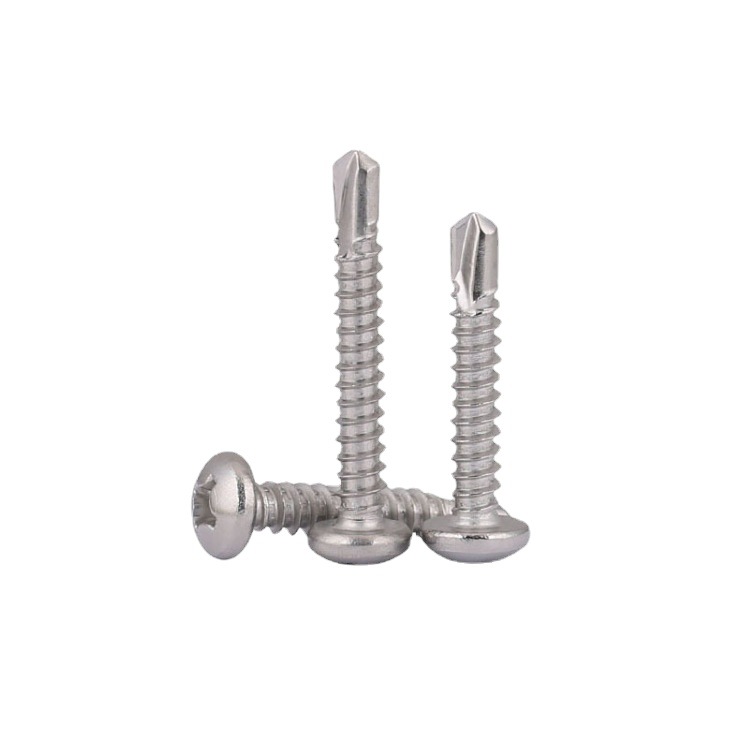 Cross pan head drill tail screw