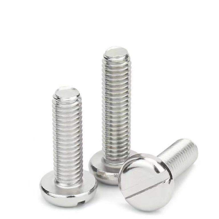 stainless steel slotted pan head screw