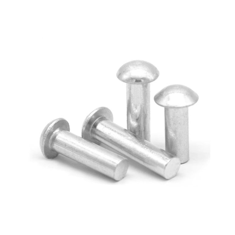 Aluminum semi-round head rivets