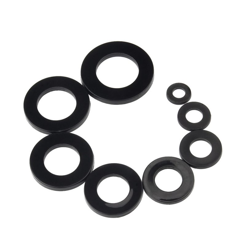 Black nylon washer