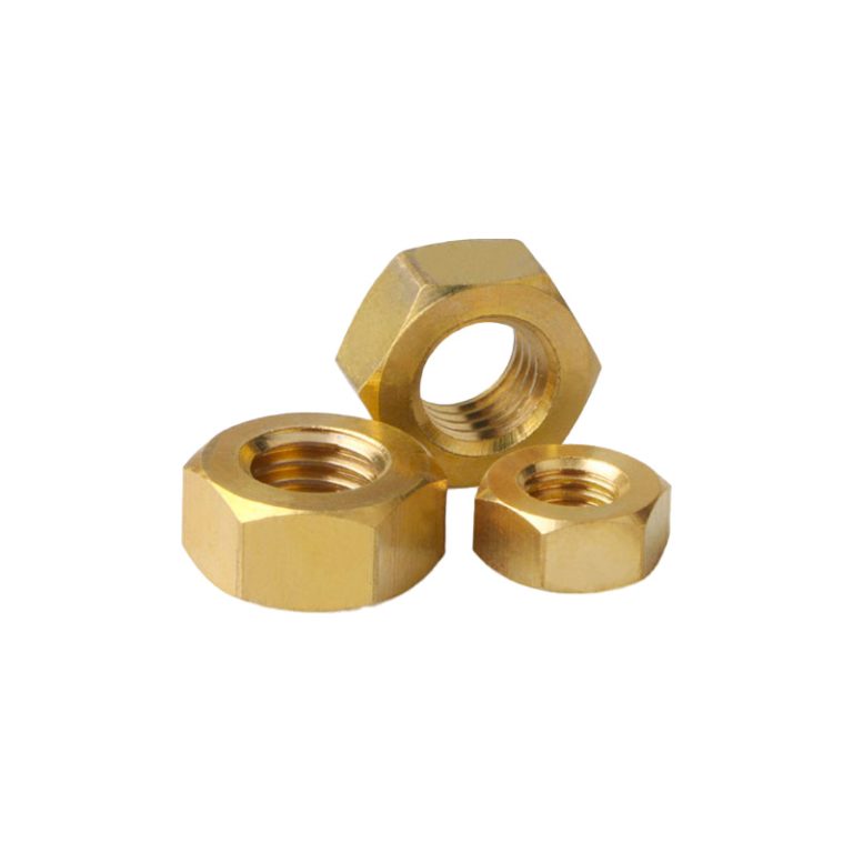 Brass hexagon nut