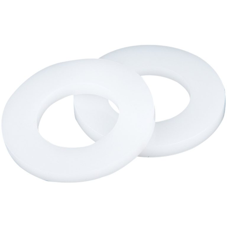 white nylon washer