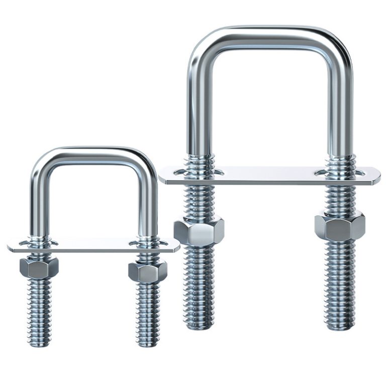 zinc plated Square U-shaped right Angle bolt