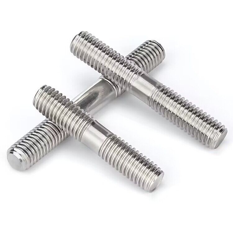 stainless steel double thread screw